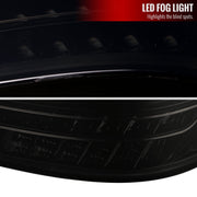 Spec-D 01-04 Mercedez Benz C-Class Sedan W203 Led Sequential Tail Lights Glossy Black Housing Dark Smoked Lens LT-BW20300BBLD-SQ-TM