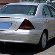 Spec-D 01-04 Mercedez Benz C-Class Sedan W203 Led Sequential Tail Lights Chrome Housing Red Smoked Lens LT-BW20300RGLD-SQ-TM