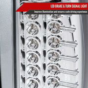 Spec-D 88-98 Chevrolet C10 Led Tail Lights Chrome LT-C1088CLED-TM