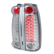 Spec-D 88-98 Chevrolet C10 Led Tail Lights Chrome LT-C1088CLED-TM