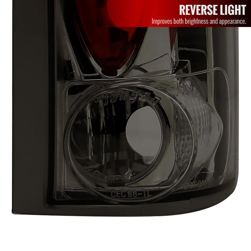 Spec-D 99-00 Cadillac Escalade Altezza Tail Light Smoke LT-C1088G-TM