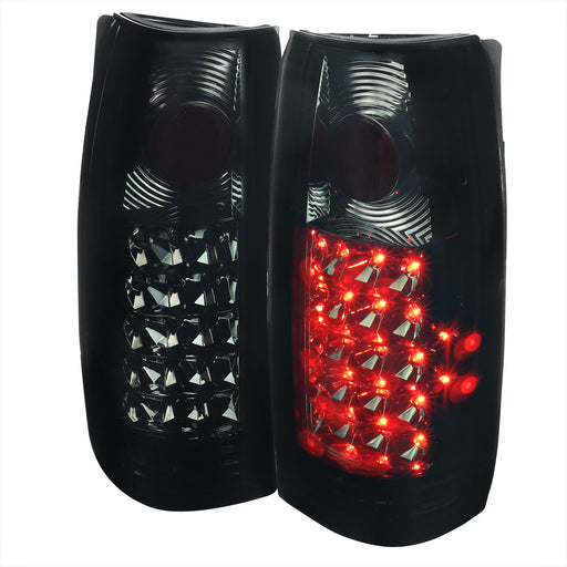 Spec-D 88-98 Chevrolet C10 Led Tail Lights- Smoke LT-C1088GLED-APC