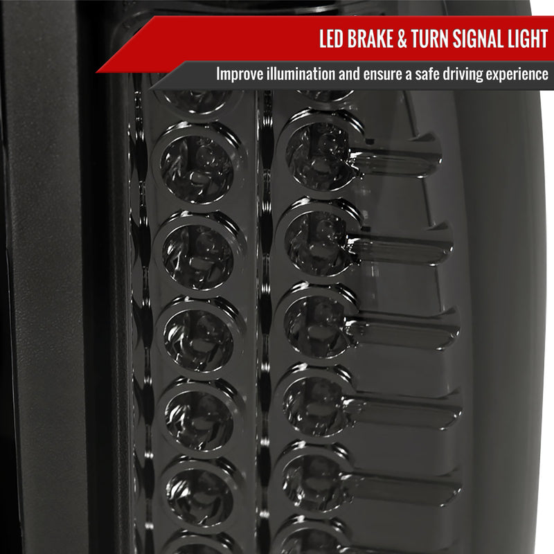 Spec-D 88-98 Chevrolet C10 Led Tail Lights Smoke LT-C1088GLED-TM
