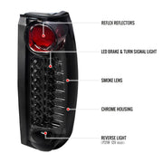 Spec-D 88-98 Chevrolet C10 Led Tail Lights Smoke LT-C1088GLED-TM