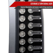 Spec-D 88-98 Chevrolet C10 Led Tail Lights Black LT-C1088JMLED-TM