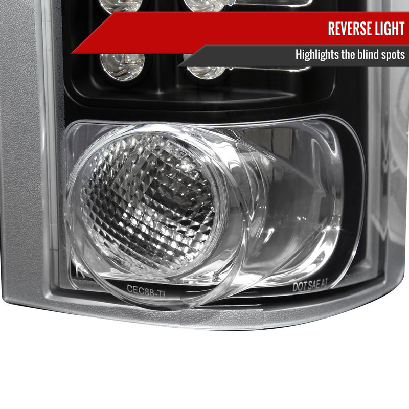 Spec-D 88-98 Chevrolet C10 Led Tail Lights Black LT-C1088JMLED-TM