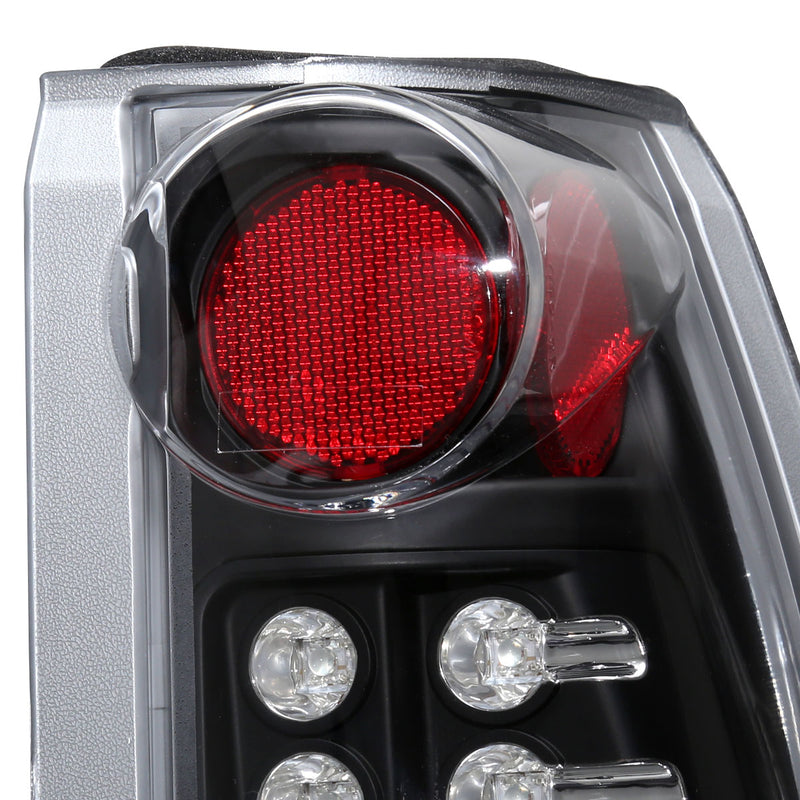 Spec-D 88-98 Chevrolet C10 Led Tail Lights Black LT-C1088JMLED-TM