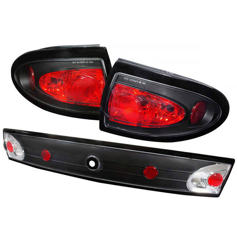 Spec-D 03-05 Chevrolet Cavalier Altezza Tail Light Chrome LT-CAV03JM3-TM