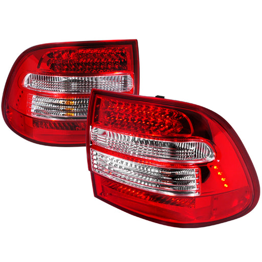 Spec-D 03-06 Porsche Cayenne Led Tail Lights Red LT-CAY03RLED-KS