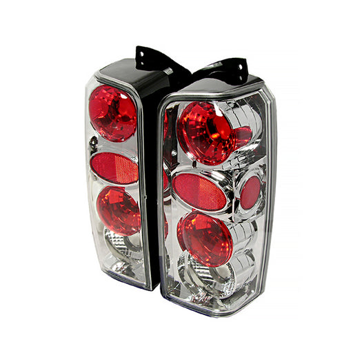 Spec-D 97-01 Jeep Cherokee Altezza Tail Lights Chrome LT-CHKE97-KS