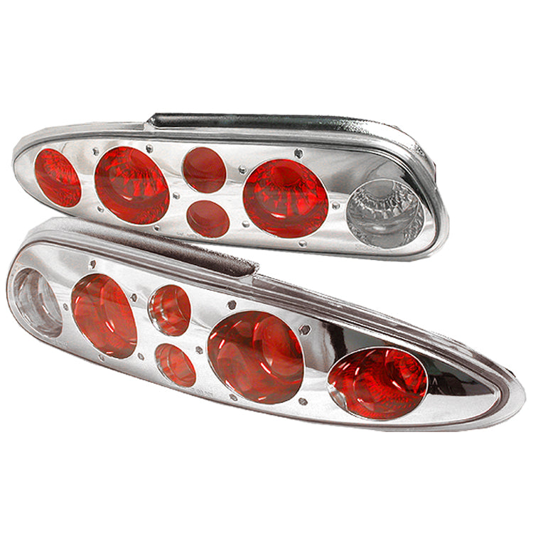 Spec-D 93-02 Chevrolet Camaro Altezza Tail Lights Chrome LT-CMR93-KS