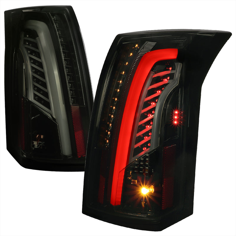 Spec-D 03-07 Cadillac Cts Led Tail Lights Black Smoke LT-CTS03BBLED-TM