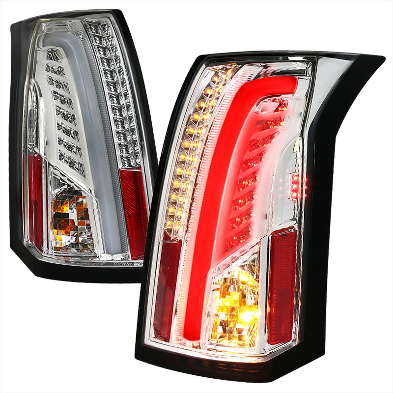 Spec-D 03-07  Cadillac Cts Led Tail Lights Chrome LT-CTS03CLED-TM