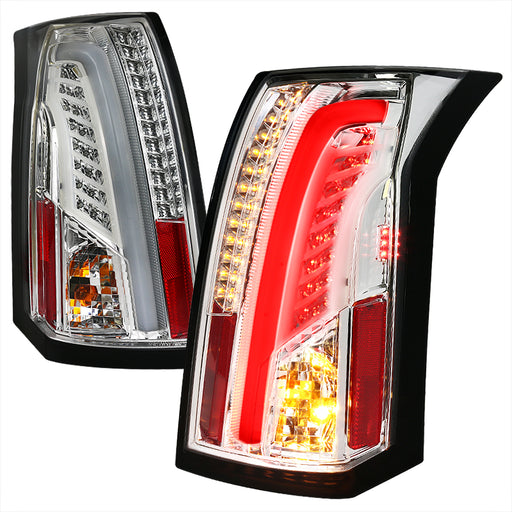 Spec-D 03-07  Cadillac Cts Led Tail Lights Chrome LT-CTS03CLED-TM