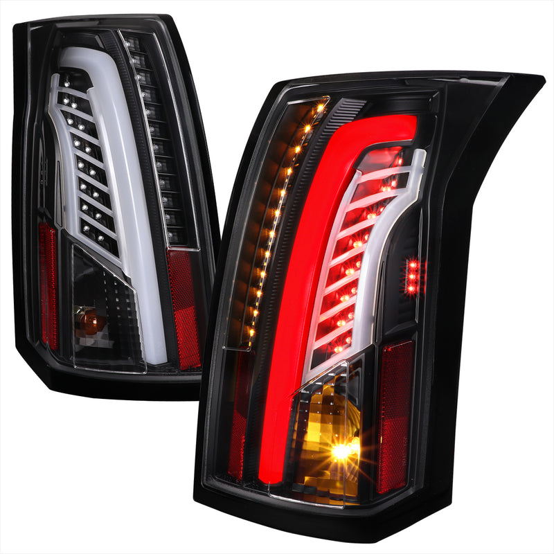 Spec-D 03-07  Cadillac Cts Led Tail Lights Black  LT-CTS03JMLED-TM