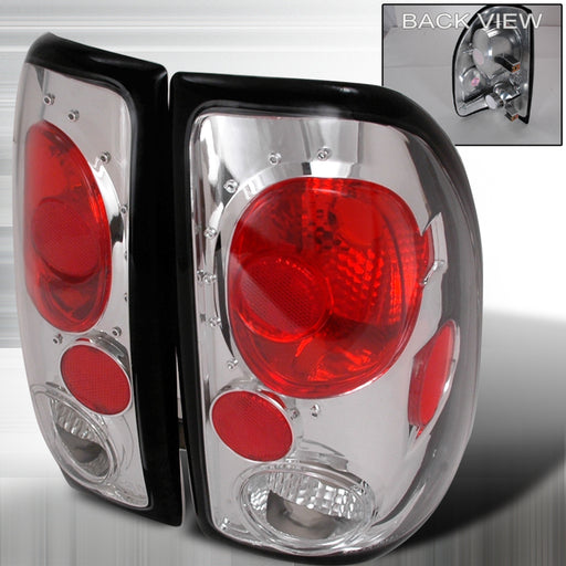 Spec-D 97-04 Dodge Dakota Altezza Tail Lights Chrome LT-DAK97-KS