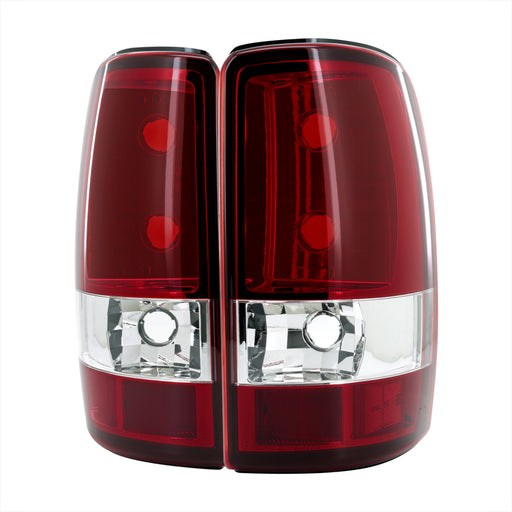 Spec-D 00-06 Chevrolet/Gmc Denali/Tahoe Red Clear Tail Light LT-DEN00G2RPW-TM