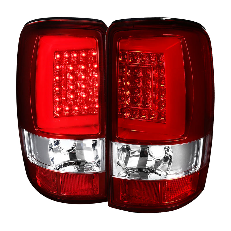 Spec-D 00-06 Chevrolet/Gmc Denali Tahoe Led Bar Tail Lights- Red LT-DEN00RLED-G2-TM