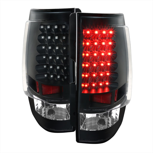 Spec-D 07-14 Chevrolet/Gmc Denali/Tahoe Led Tail Light-Black LT-DEN07JMLED-V2-TM