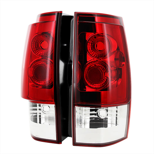 Spec-D 07-10 Chevrolet/Gmc Denali/Tahoe Red Clear Tail Light LT-DEN07RPW-TM