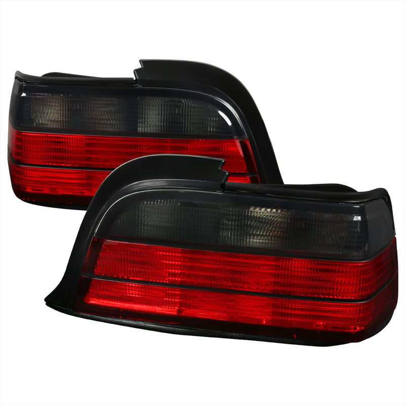 Spec-D 92-98 Bmw E36 3 Series Altezza Tail Light Red Smoke 2 Door LT-E362RG-APC