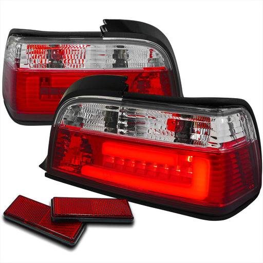Spec-D 92-98 Bmw  E36  Tail Lights Red Clear Coupe Model LT-E362RPW-F2-APC