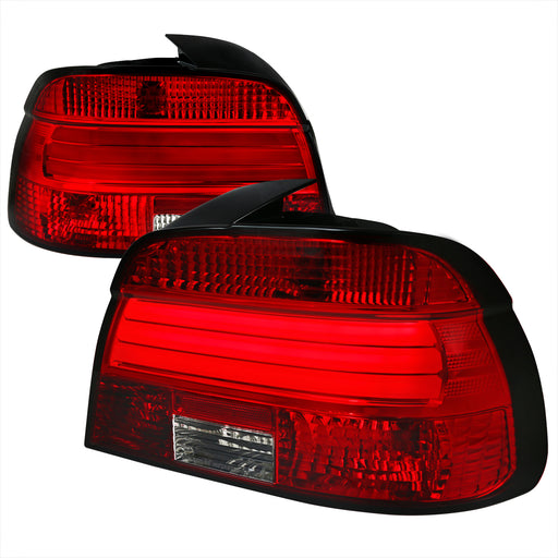 Spec-D 01-03 Bmw E39 Led Taillights Red       LT-E3901RLED-TM
