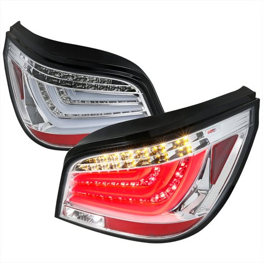 Spec-D 04-07 Bmw E60 5 Series 5 Series Chrome Led Tail Lights LT-E6004CLED-TM