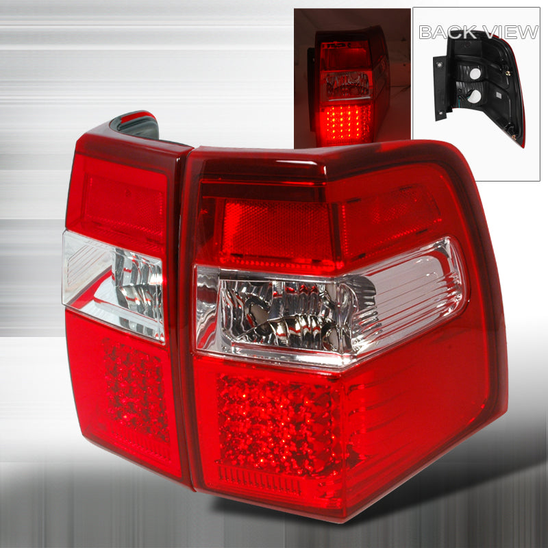 Spec-D 07-09 Ford Expedition Led Tail Lights Red LT-EPED07RLED-KS