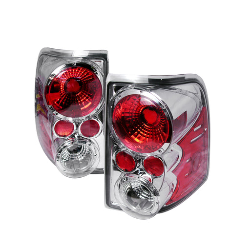 Spec-D 02-05 Ford Explorer Altezza Tail Lights Chrome LT-EPOR02-KS