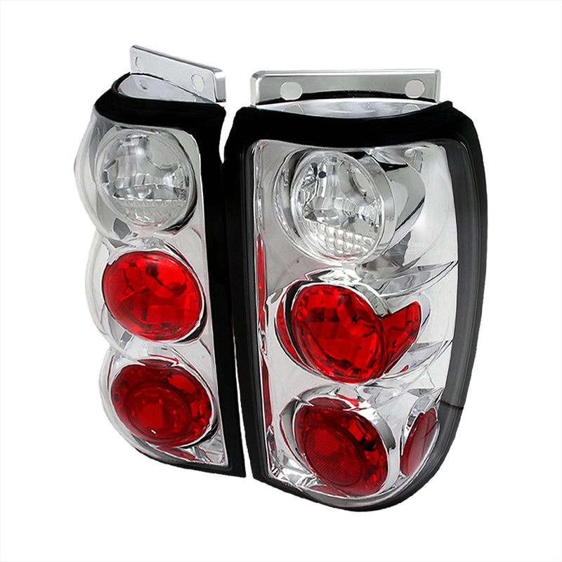 Spec-D 95-97 Ford Explorer Altezza Tail Light Chrome LT-EPOR95-TM