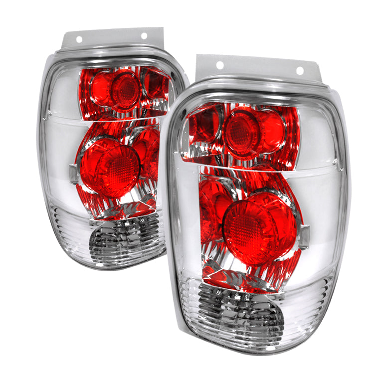 Spec-D 98-01 Ford Explorer Altezza Tail Lights Chrome LT-EPOR98-KS