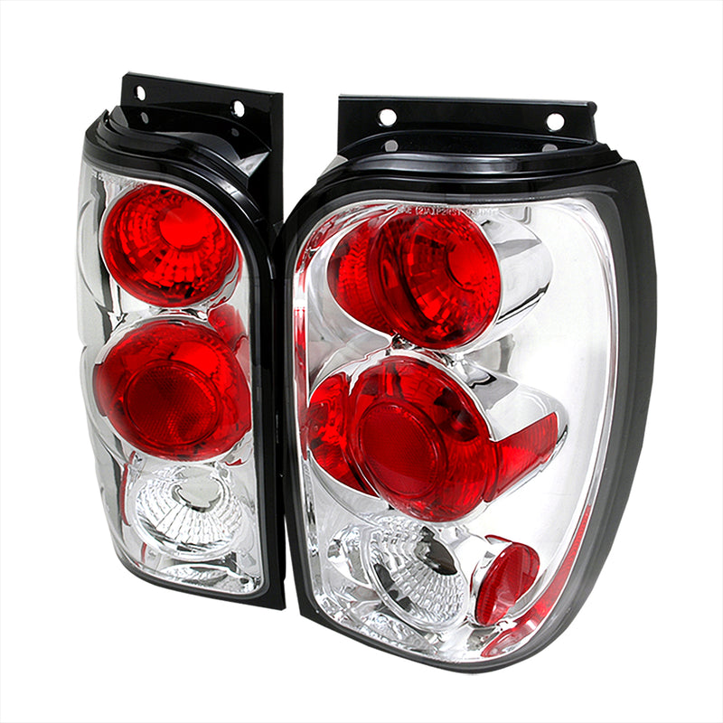Spec-D 98-01 Ford Explorer Altezza Tail Light Chrome LT-EPOR98-TM