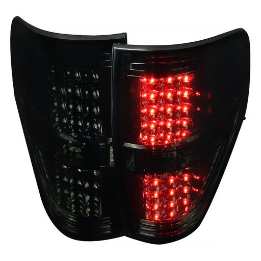 Spec-D 09-14 Ford F150 Tail Lights- Smoke LT-F15009GLED-OZ
