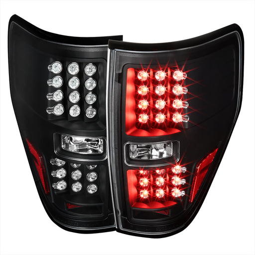 Spec-D 09-12 Ford F150  Led Tail Lights Black LT-F15009JMLED-TM