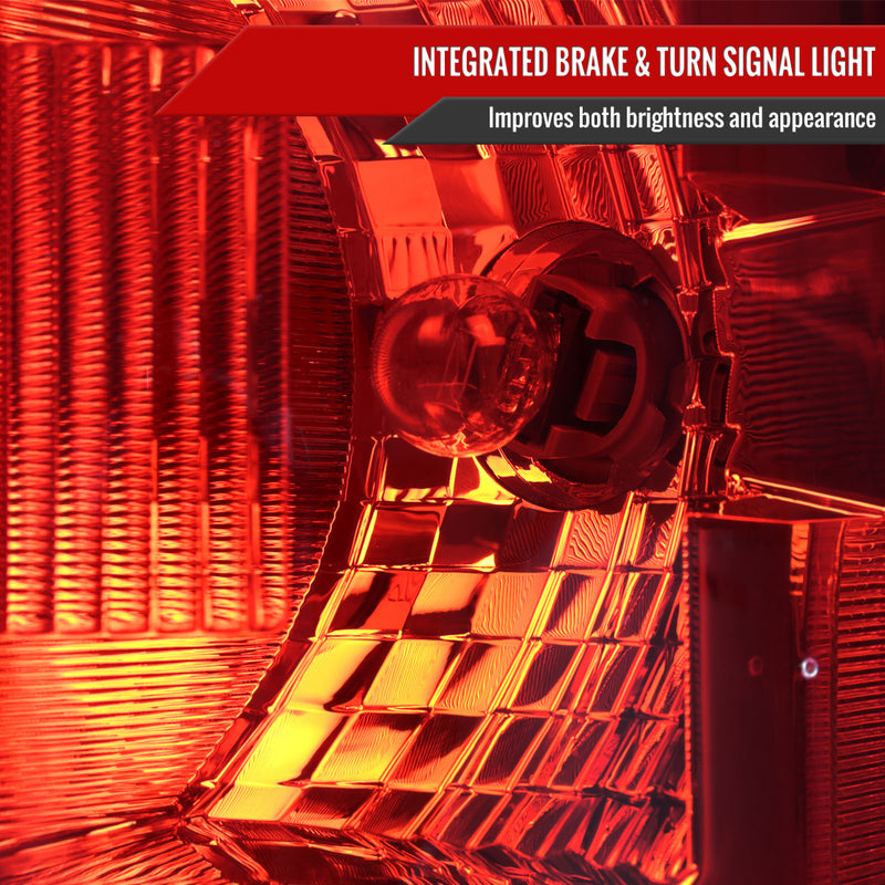 Spec-D 15-17 Ford F-150 Tail Lights Oe With Bulb - Pair LT-F15015OEM-LD