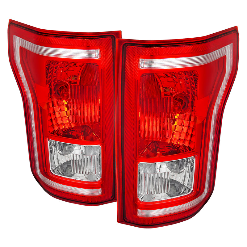 Spec-D 15-17 Ford F-150 Tail Lights Oe With Bulb - Pair LT-F15015OEM-LD