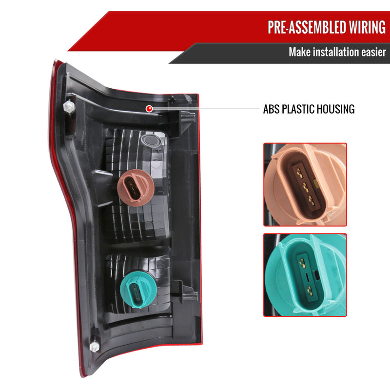 Spec-D 15-17 Ford F-150 Tail Light Oe Right Side With Bulb LT-F15015OEM-R-LD