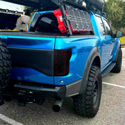 Spec-D 15-20 Ford F-150 Led Tail Lights Black Housing Smoked Lens - Halogen Models Only LT-F15015SMLED-LD