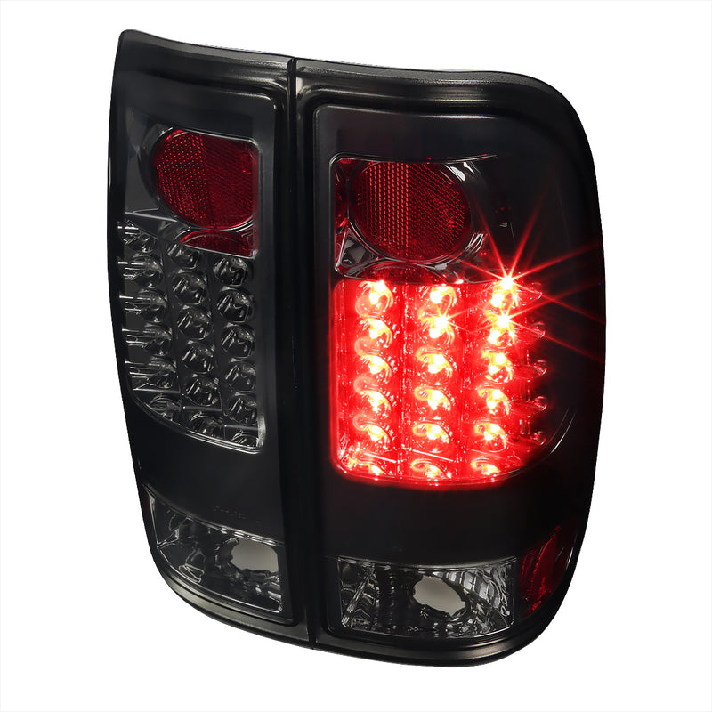 Spec-D 99-07 Ford F350 Led Tail Lights Smoke LT-F15097GLED-TM