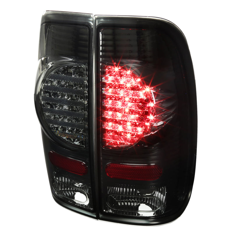 Spec-D 97-03 Ford F150 Led Tail Lights Smoked LT-F15097GLED-V2-RS