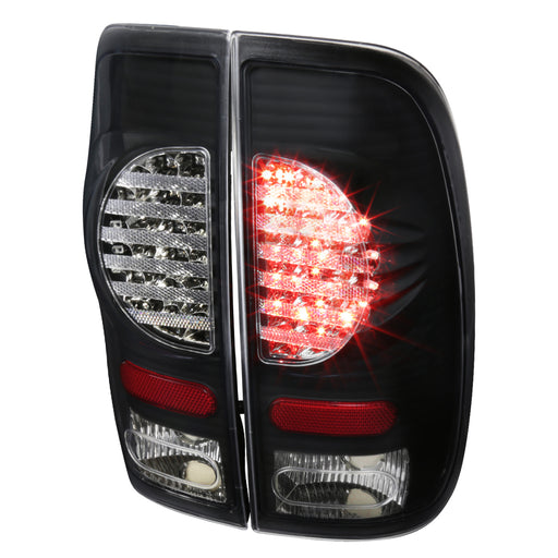 Spec-D 97-03 Ford F150 Black Led Tail Lights LT-F15097JMLED-V2-RS