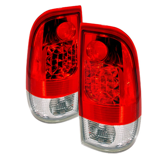 Spec-D 97-03 Ford F150 Led Tail Lights Red LT-F15097RLED-KS