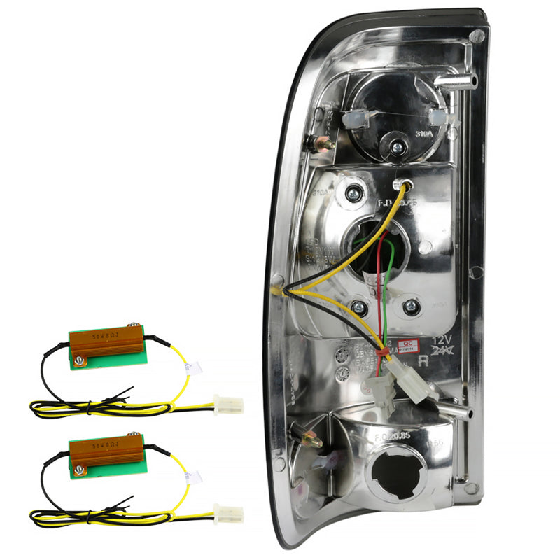 Spec-D 99-07 Ford F350 Led Tail Lights Red LT-F15097RLED-TM
