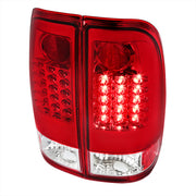 Spec-D 99-07 Ford F350 Led Tail Lights Red LT-F15097RLED-TM