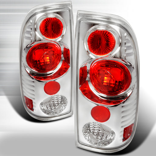 Spec-D 97-03 Ford F150 Altezza Tail Lights Chrome LT-F15097V2-KS