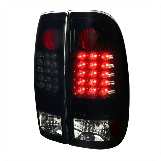 Spec-D 08-11 Ford F250 Led Tail Lights Black Smoke LT-F25008BBLED-TM