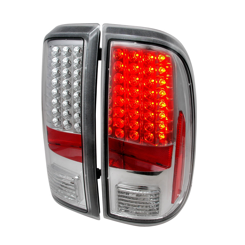 Spec-D 08-11 Ford F250 Led Tail Lights Chrome LT-F25008CLED-KS