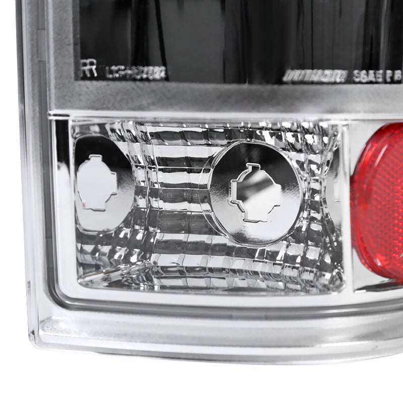 Spec-D 08-16 Ford  F450 Super Duty Led Tail Light Chrome LT-F25008CLED-TM