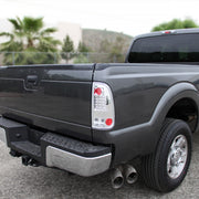 Spec-D 08-16 Ford  F350 Super Duty Led Tail Light Chrome LT-F25008CLED-TM